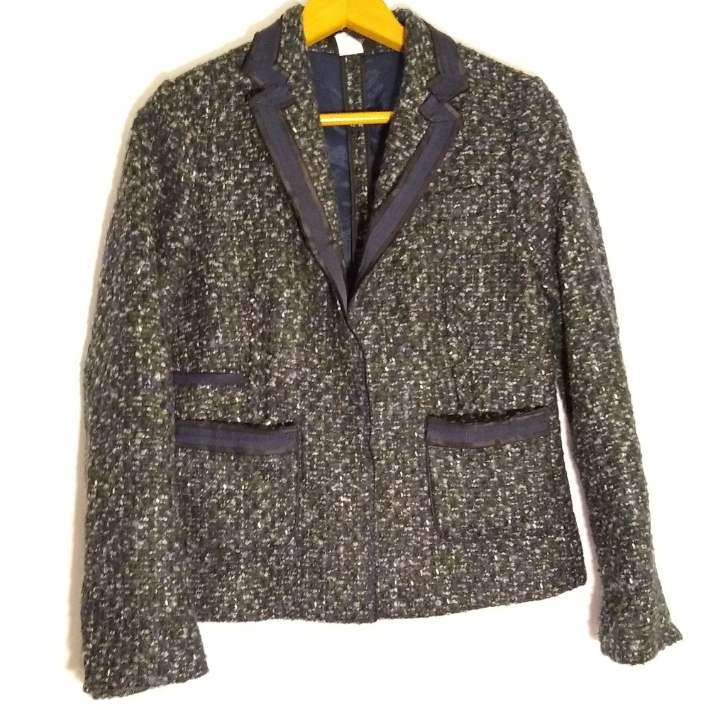 J. Crew Tweed Confetti Blazer